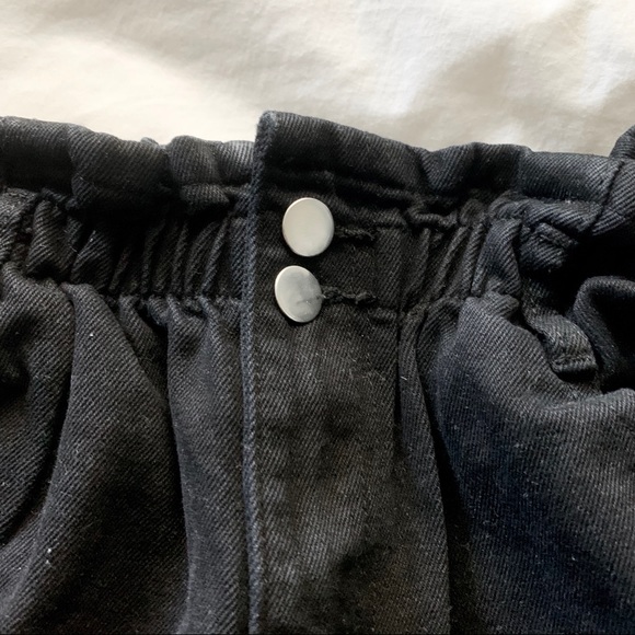 Princess Polly Open Road Denim Paper Bag Shorts - Picture 3 of 9